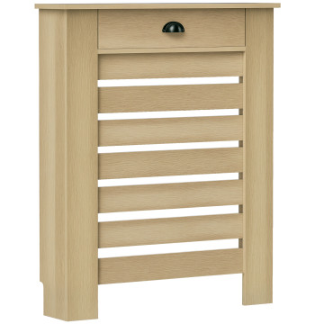 Cobertura para Radiador con Gaveta Cobertura para Radiador de MDF para Sala de Estar Dormitorio Corredor 78x19x95,5 cm Carvalho
