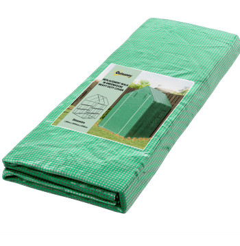 Copertura per serra 140x143x190 cm Copertura di ricambio per serra con porta finestra con anti-UV Protezione impianto di chiusura per giardino verde