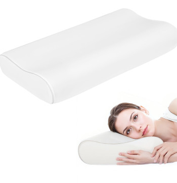 Coussin cervical et cou en mousse Viscoélastique avec conception ergonomique Coussin double hauteur amovible et venimeux pour le soutien du cou côté sommeil et côte