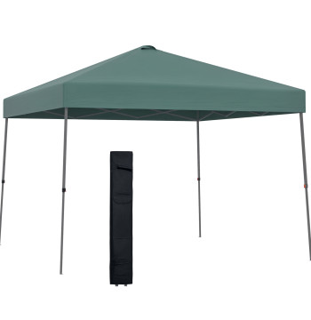 Tenda pieghevole 3x3 giardino portatile con borsa di trasporto con ruote in acciaio esterno parti verde campeggio