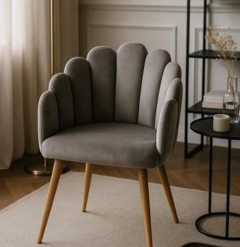 Poltrona Main Veludo – Elegância e Conforto para Sala de Jantar